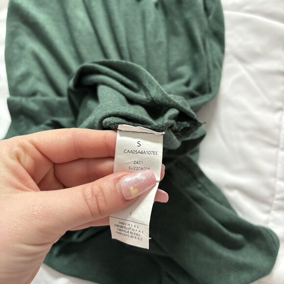 Womens Size Small Green Maxi Dress Summer Beach Classic City Coquette Hippie - Picture 5 of 8